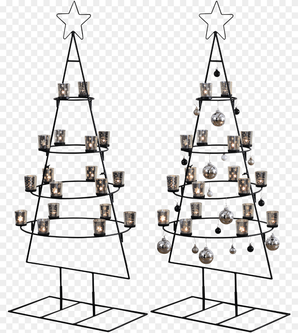 Rbol Metall Weihnachtsbaum Aldi, Chandelier, Lamp, Cup Free Png Download