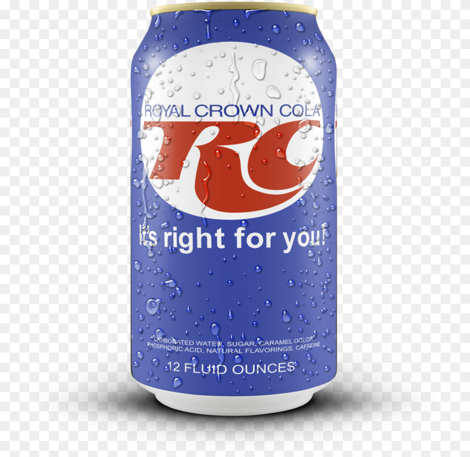 Rc Cola Background, Can, Tin, Beverage, Soda Png Image