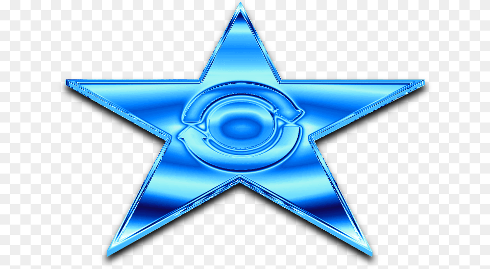 Rc Star Blue By Dragoth Blue Star, Star Symbol, Symbol, Lighting, Outdoors Free Transparent Png