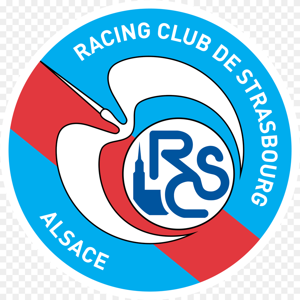 Rc Strasbourg Alsace Logo Football Logos Strasbourg, Disk, Symbol Free Png