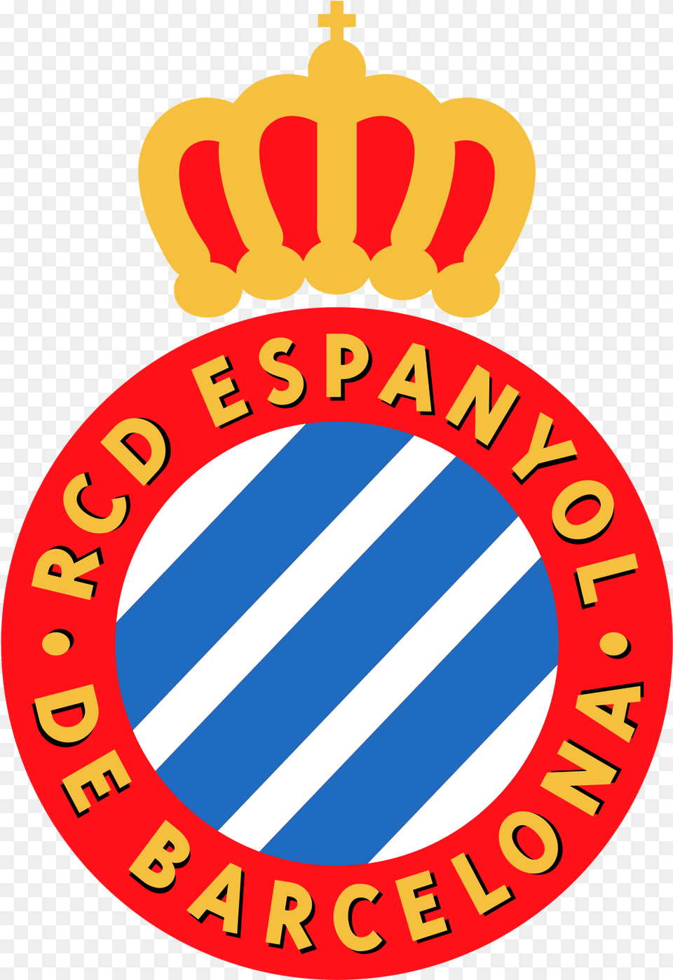 Rcd Espanyol Rcd Espanyol Logo, Badge, Symbol, Emblem, Dynamite Png Image