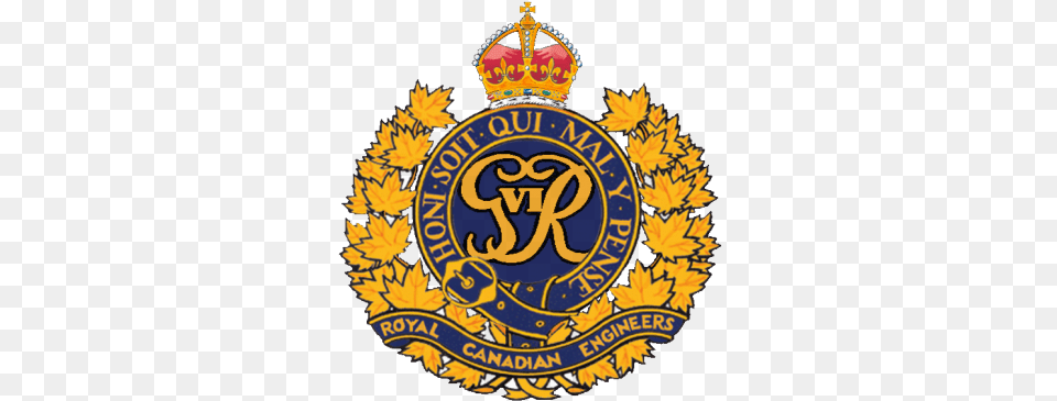 Rce Gvir Badge Royal Canadian Engineers, Emblem, Logo, Symbol Free Transparent Png