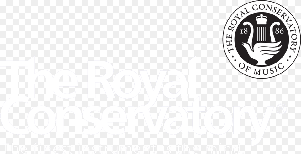 Rcm White Logo Royal Conservatory Of Music, Photography, Text Free Png Download