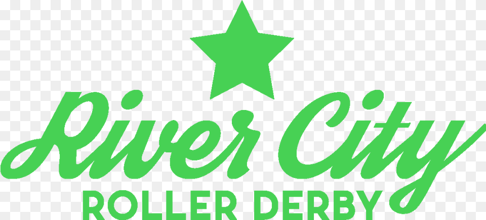 Rcrd Vs Fredricksburg Roller Derby, Green, Symbol, Star Symbol, Logo Free Png Download