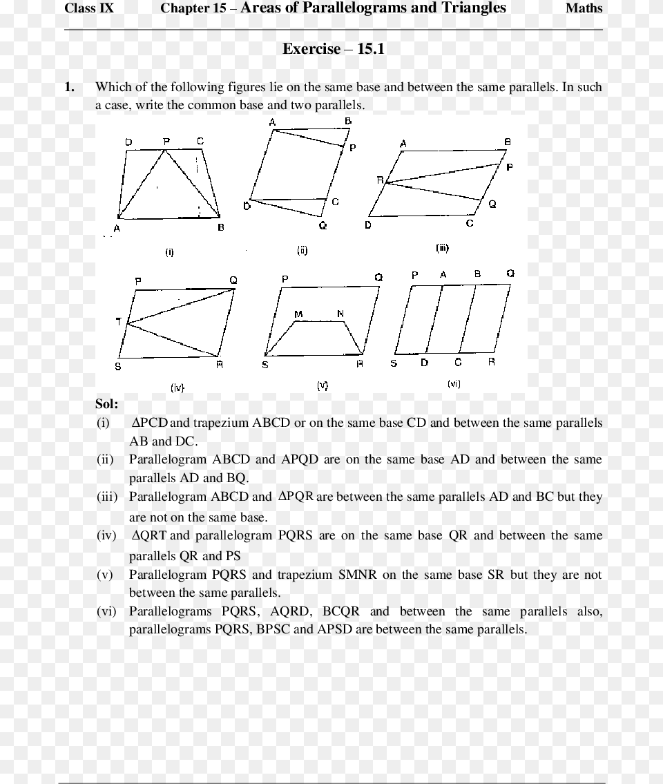 Rd Sharma Maths Solutions For Class Ix, Triangle, Text Png Image