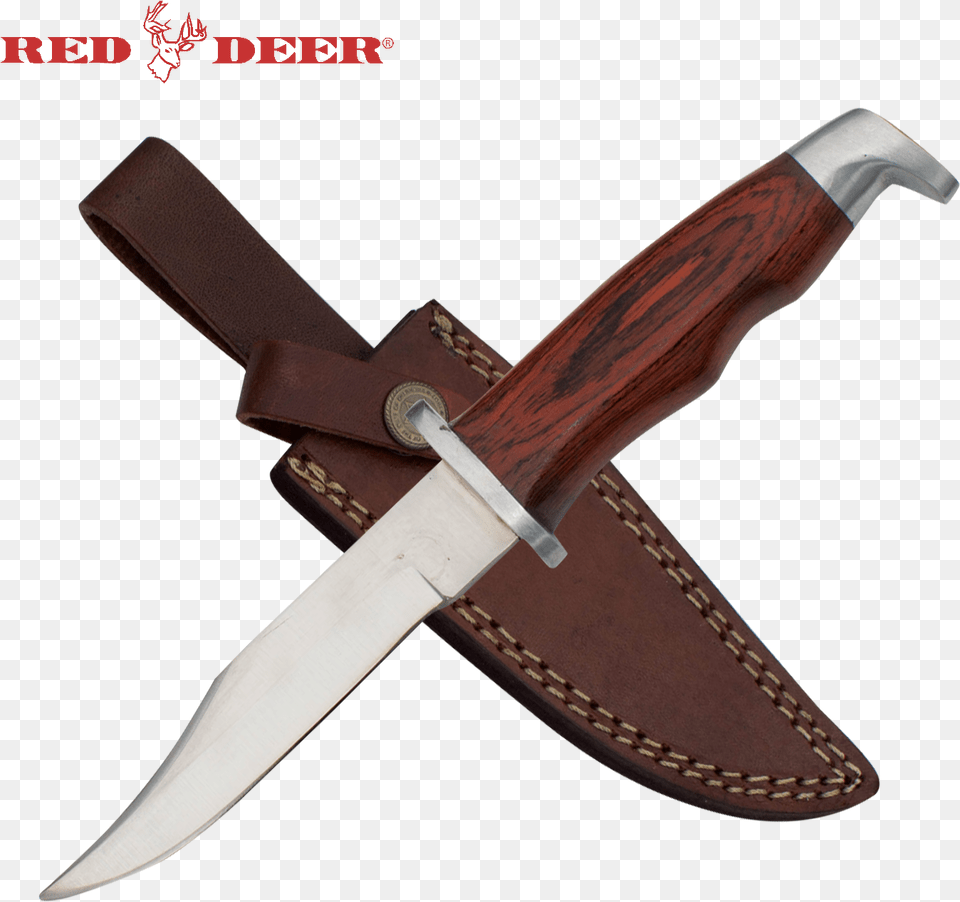 Rd V Wood Handle Hunting Knife, Blade, Dagger, Weapon Free Png Download