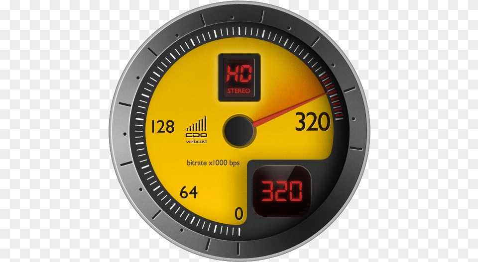 Rdio Vox 320 Internet Radio Tunein Versace Wall Clock, Gauge, Tachometer, Wristwatch Free Png