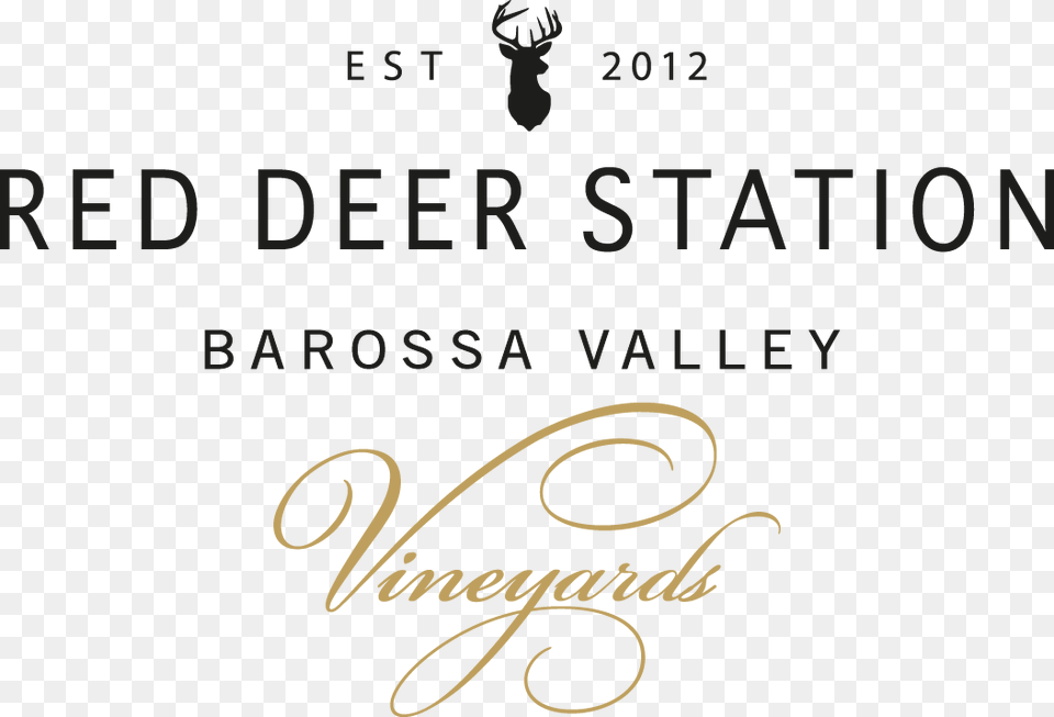 Rds Vineyards Logo Deer, Text, Person Free Png Download