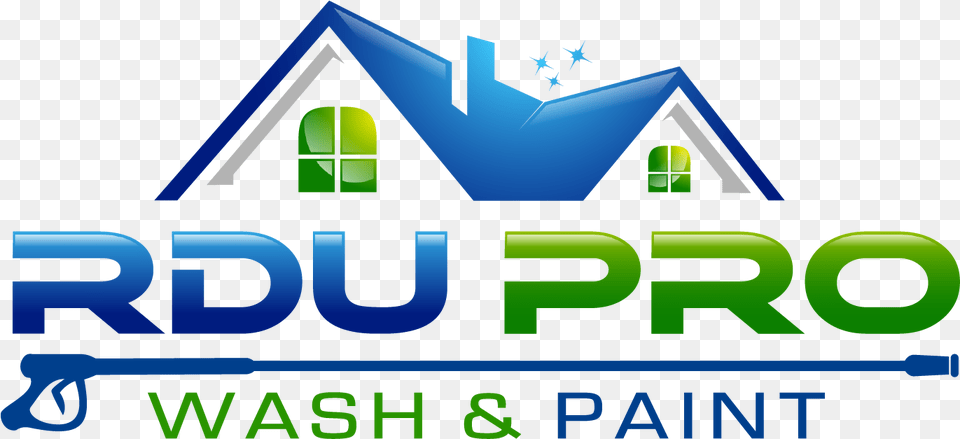 Rdu Pro Wash U0026 Paint Logo Paint Company Logo Home Pressure Washing Logo, Architecture, Building, Hotel, Neighborhood Png Image