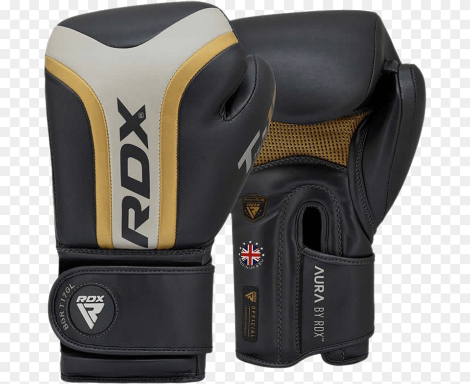 Rdx T17 Aura Nova Tech Boxing Sparring Gloves Pearl Black Boxing Glove, Clothing Png Image