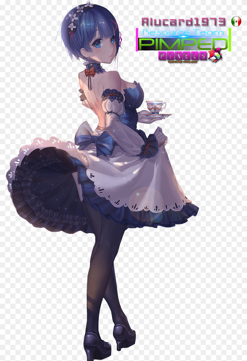 Re 0 Rem Girl, Dancing, Person, Leisure Activities, Book Free Png Download