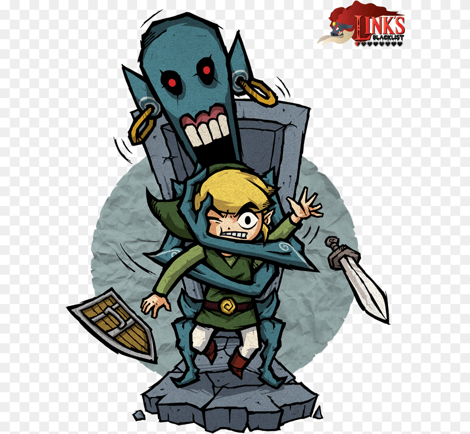 Re Dead Loz Wind Waker For Link S Blacklist Zelda Wind Waker Redead, Book, Comics, Publication, Baby Png