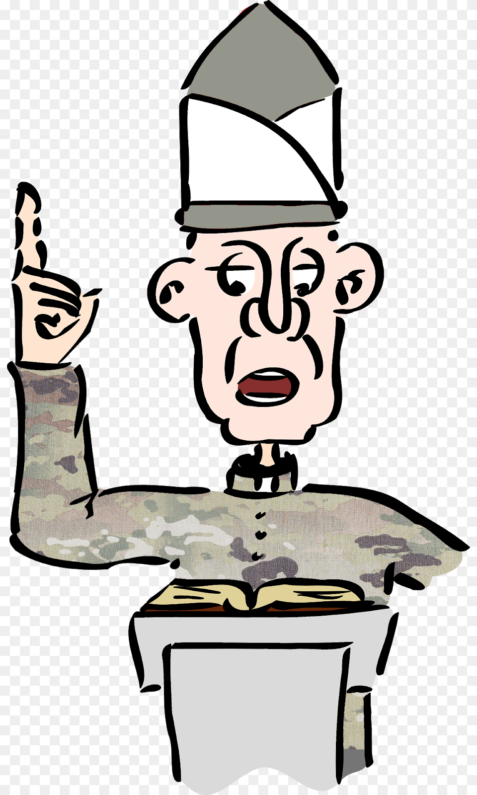 Re Enlist To Be A Reverend Clipart Medieval Priest, Person, Face, Head, Performer Free Transparent Png
