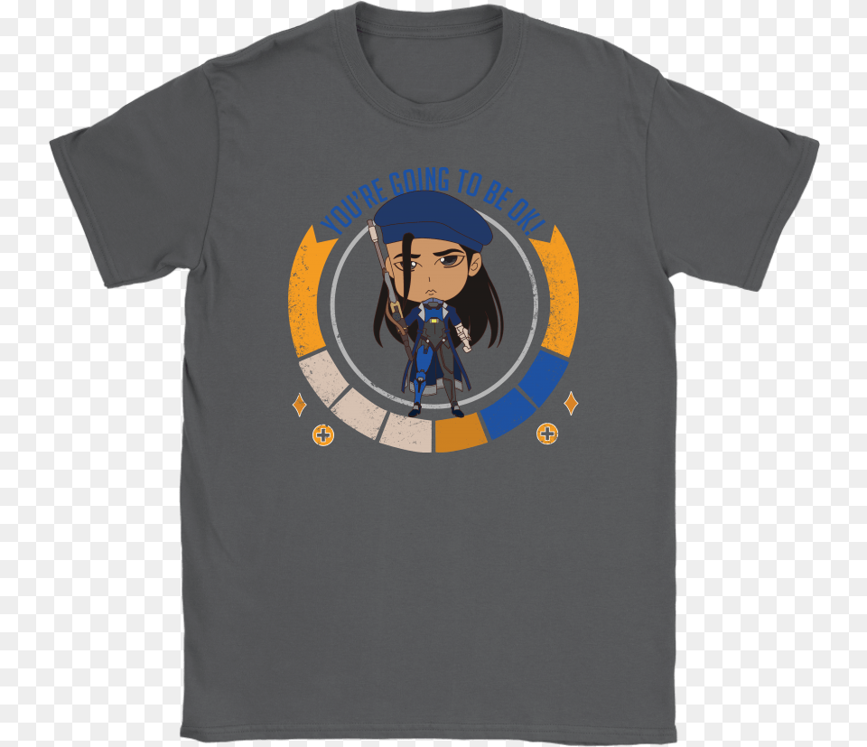 Re Going To Be Ok Chibi Ana Overwatch Trump Halloween Shirts, Clothing, T-shirt, Shirt, Person Free Png