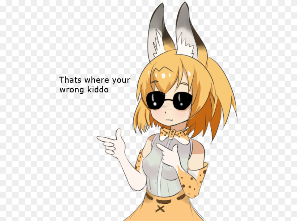 Re Wrong Kiddo Anime Girl You Re Wrong, Accessories, Publication, Sunglasses, Comics Free Png Download
