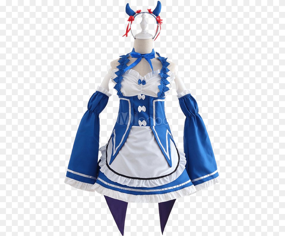 Re Zero Starting Life In Another World Rem Ram Halloween Rem Hollowen, Clothing, Costume, Person, Adult Free Transparent Png