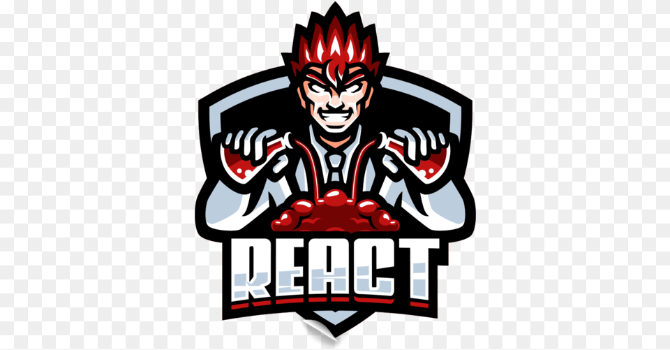 React Gaming Sticker Illustration, Baby, Person, Face, Head Free Png
