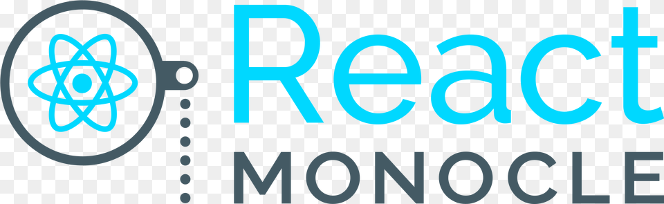 React Monocle Logo, Text Free Transparent Png