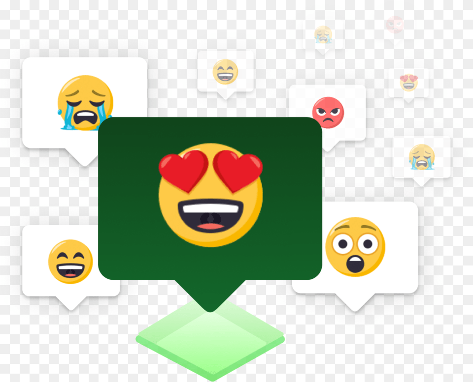 Reaction Buttons By Sharethis Mobile Fast Emoji Happy, Face, Head, Person Free Png Download