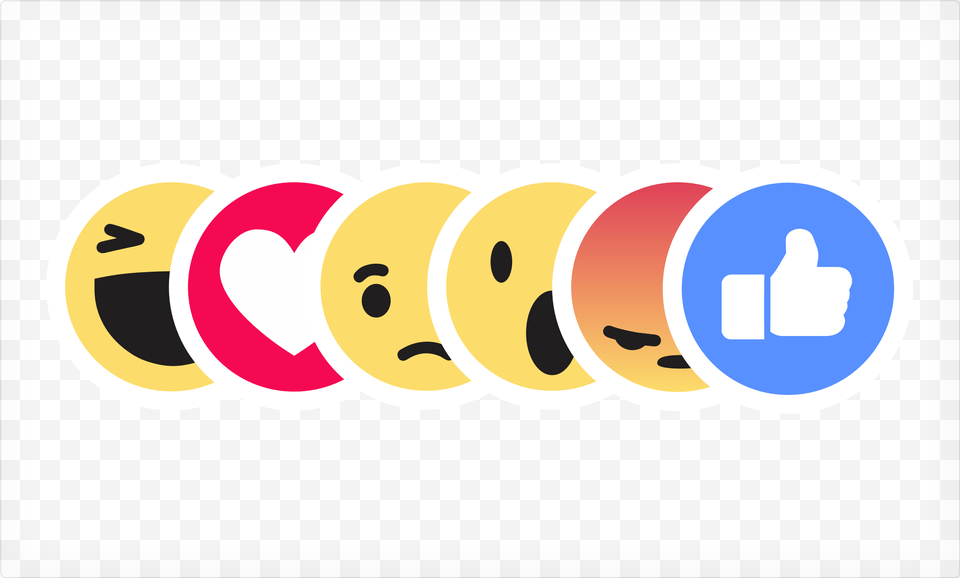 Reaction Facebook Icon, Logo, Text Free Png Download