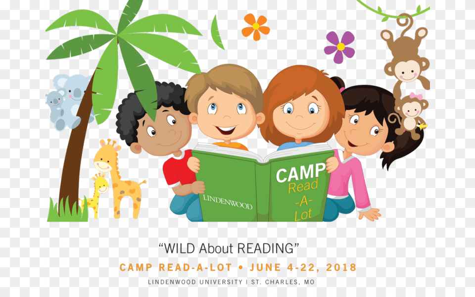 Read A Lot Lindenwood Reading Camp, Person, Advertisement, Publication, Poster Free Transparent Png