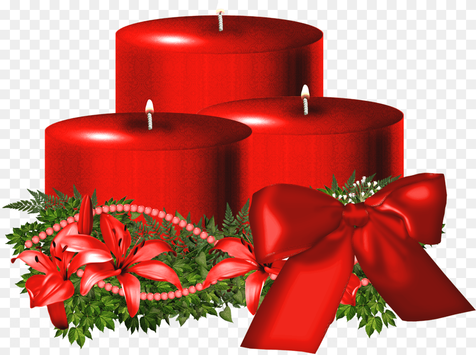 Read It Images Of Christmas Candles, Candle, Flower, Plant Png