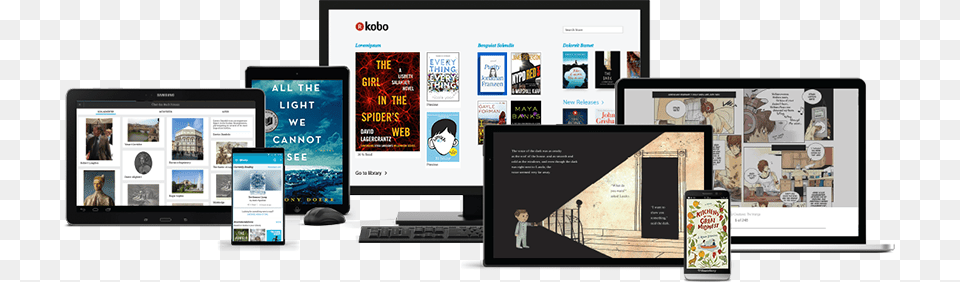 Read On The Kobo App All The Light We Cannot See, Computer, Electronics, Screen, Monitor Free Png