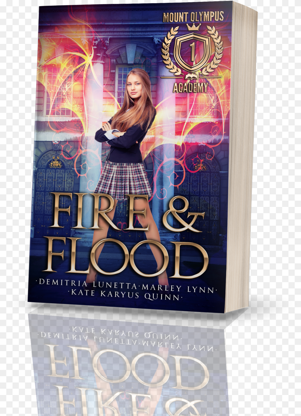 Read The First Six Chapters Of Fire U0026 Flood For Olympus Academy Book, Publication, Novel, Adult, Female Free Png Download