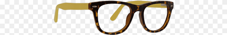 Reader In Matte Tortoise Amp Yellow Goggles, Accessories, Glasses, Sunglasses Png Image