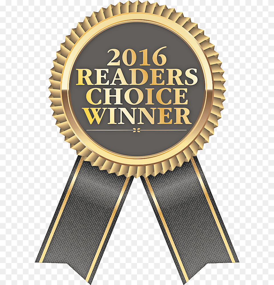Readers Choice 2016 Ribbon Ballyvaughan, Badge, Gold, Logo, Symbol Free Transparent Png