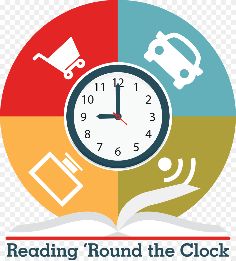 Reading 39round The Clock Logo, Analog Clock, Disk Free Png Download