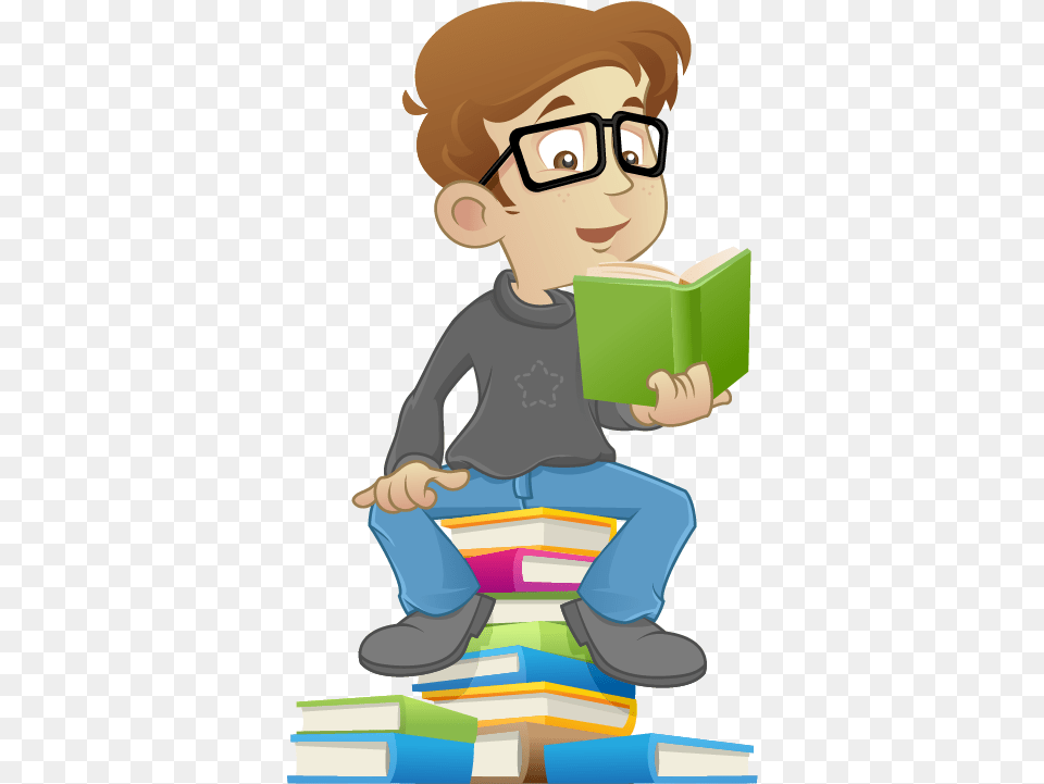 Reading Book Child Boy Reading, Person, Clothing, Pants, Publication Free Transparent Png