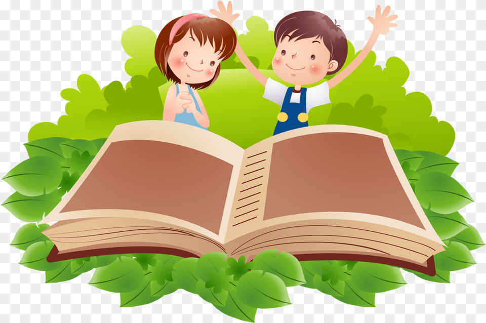 Reading Book Clip Art Reading Book Cartoon, Person, Publication, Baby, Face Free Transparent Png