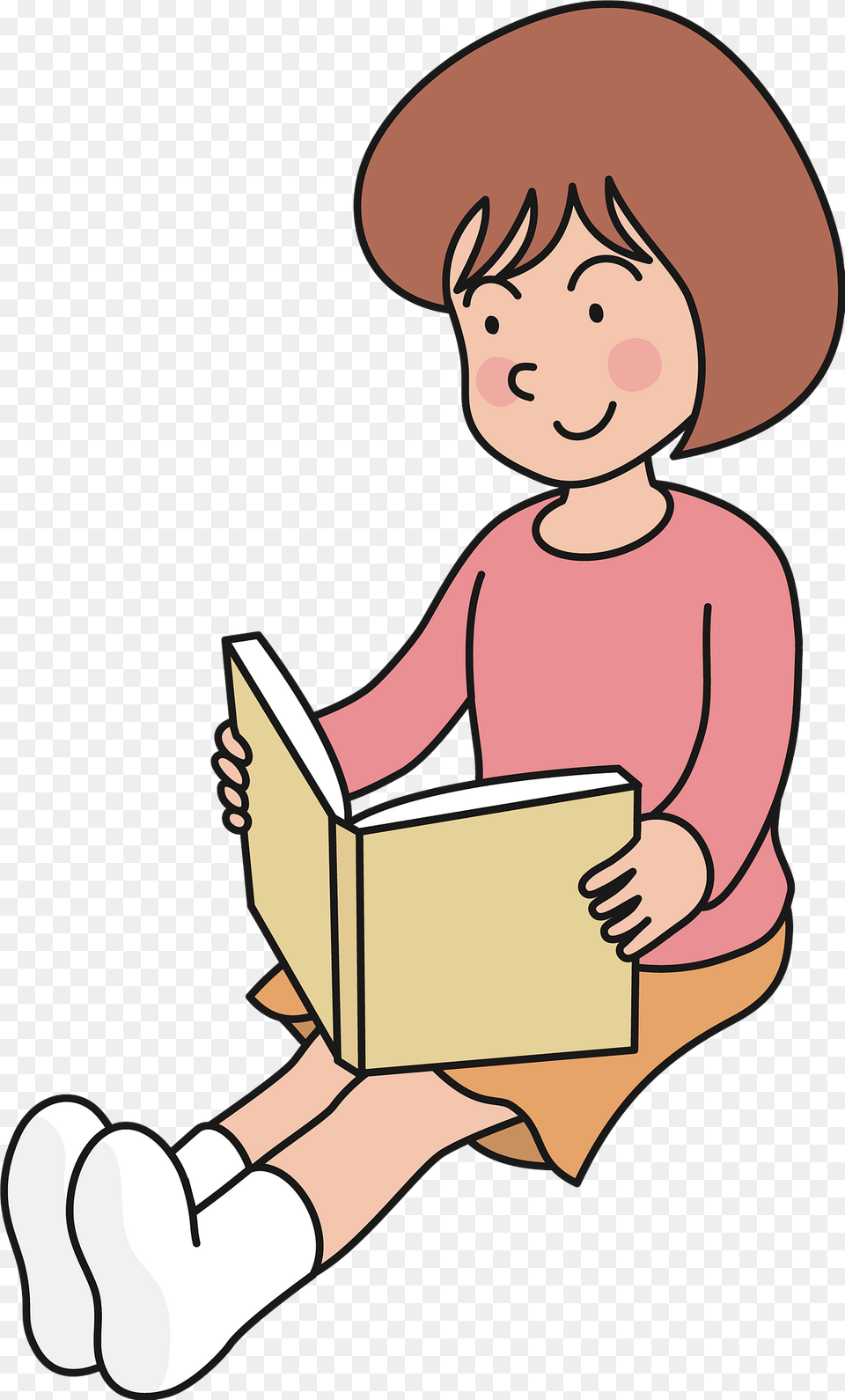 Reading Book Clipart, Person, Baby, Face, Head Png