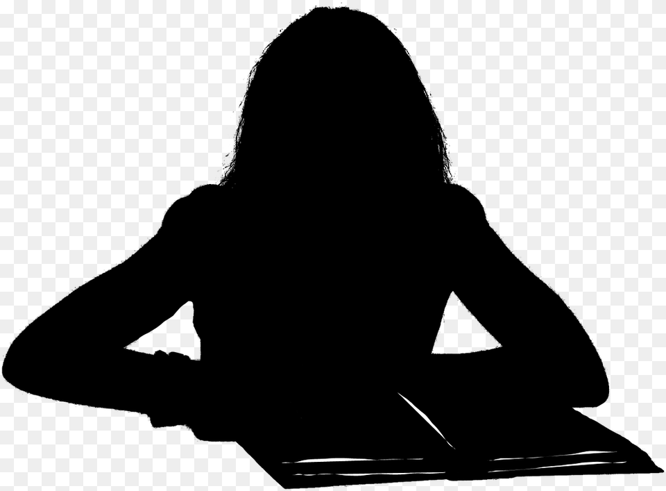 Reading Book Knowledge Picture Woman Reading A Book Silhouette, Sword, Weapon, Clothing, Footwear Free Png Download
