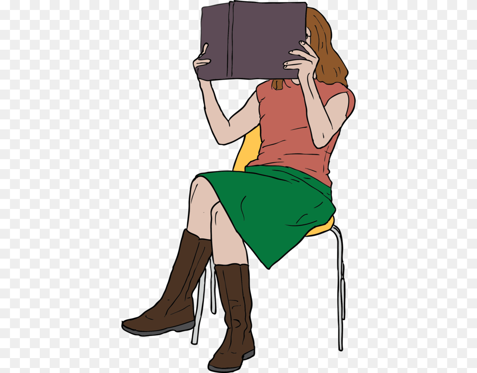 Reading Book Woman Computer Icons Girl, Person, Adult, Female, Publication Free Png