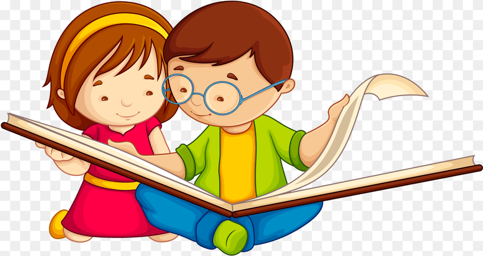 Reading Books Clipart, Person, Baby, Book, Face Free Transparent Png