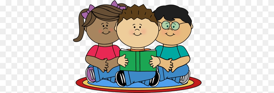 Reading Children Clipart Best Child Center Clip Art Children Reading Clipart, Person, Baby, Face, Head Free Transparent Png