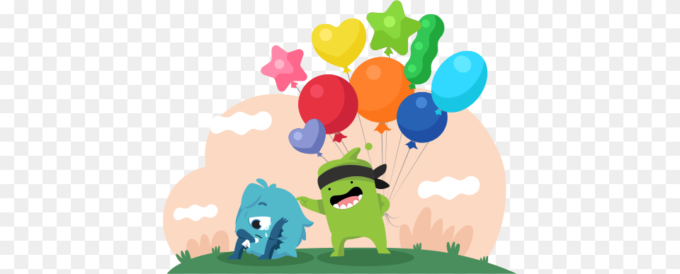 Reading Emotions Classdojo Summer, Balloon, Animal, Mammal, Pig Png