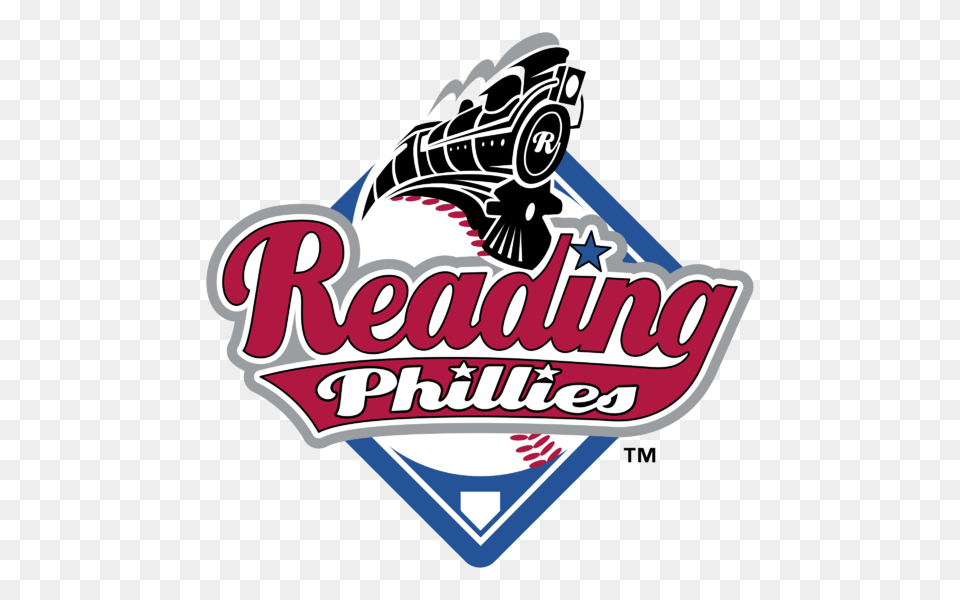 Reading Phillies Logo Transparent Vector, Emblem, Symbol, People, Person Free Png Download