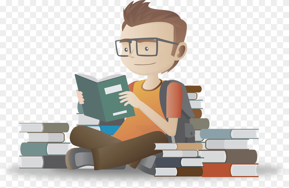 Reading Room Student, Book, Person, Publication, Baby Png Image