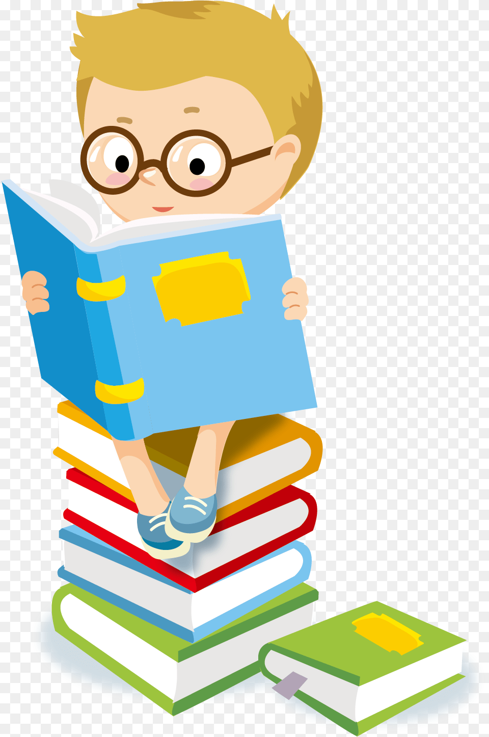 Reading Student Child Clipart Hq Clipart Reading Clipart, Person, Book, Publication, Baby Free Transparent Png