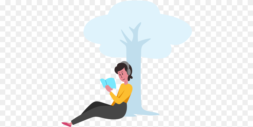 Reading Tree Icon Of Streamlineicons Flat, Adult, Female, Person, Woman Png Image