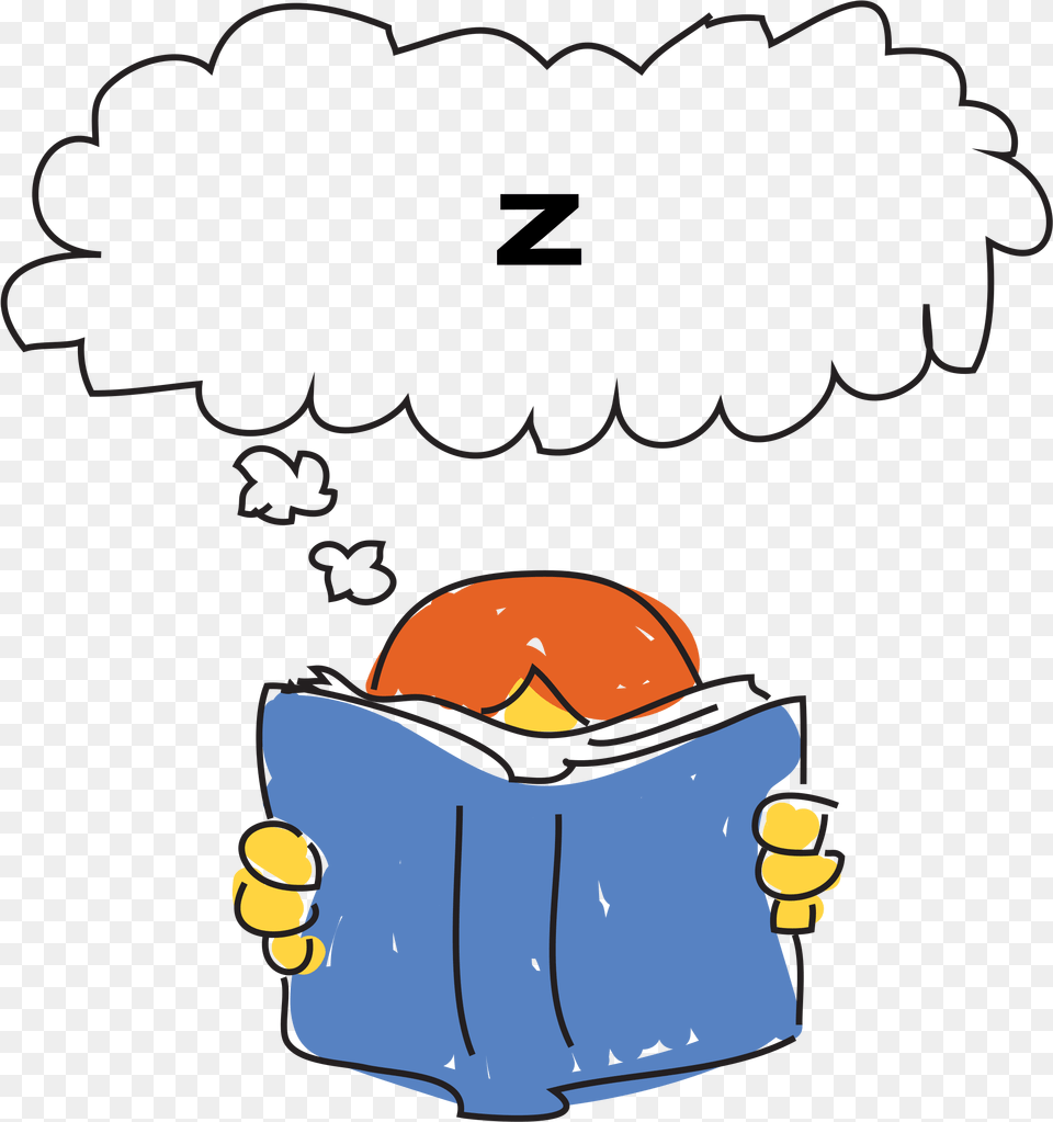 Reading With Thought Bubble Imagination Clip Art, Body Part, Hand, Person Png Image