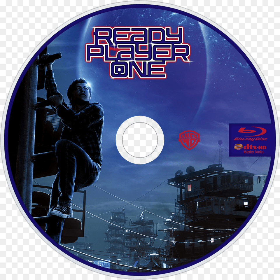 Ready Player One 2018 Poster, Adult, Disk, Dvd, Male Png Image