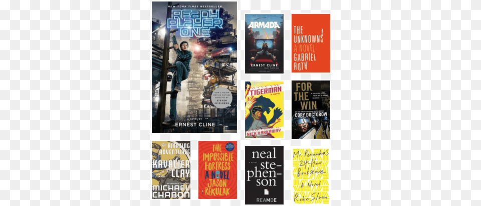 Ready Player One, Publication, Book, Adult, Person Free Transparent Png