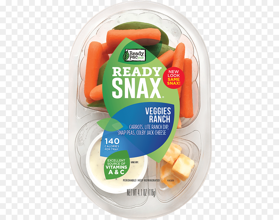 Ready Snax Veggies And Cheese With Ranch Dip Apples With Caramel Dip, Food, Lunch, Meal, Plate Free Png