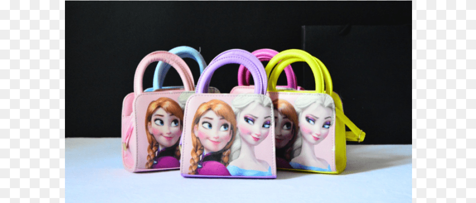 Ready Stock Cute Girl Frozen Anna Elsa Style Handbag Frozen Anna And Elsa Edible Cake Topper Frosting, Accessories, Purse, Bag, Person Free Png