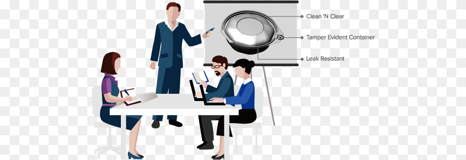 Ready To Use Our Products Business Meeting Cartoon, Person, People, Adult, Woman Png Image