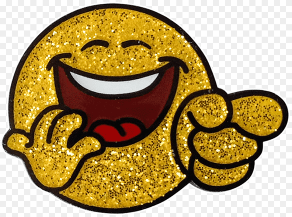 Readygolf Glitter Ball Marker U0026 Hat Clip Emoji Lol Smiley Face Lol Smiley Face, Gold, Head, Person Png